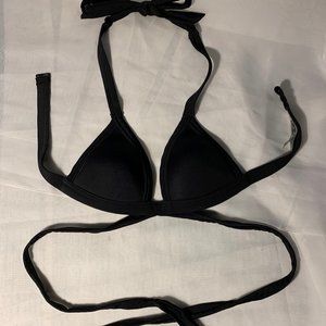 Pink by Victoria's Secret Black Bikini Top Xs